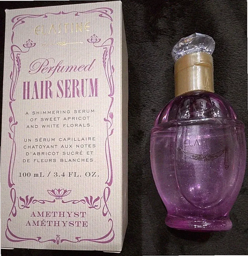 ELASTINE PERFUMED HAIR SERUM AMETHYST ,ICONIC 3.4 FL OZ NIB