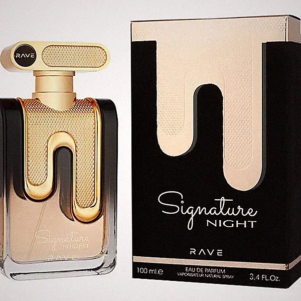Rave Signature Night Eau de Parfum Spray 3.4 oz | Long Lasting Perfume for Women